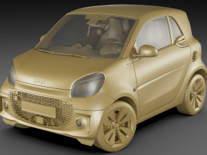 smart eq fortwo 2020 prime coupe 3D Модель