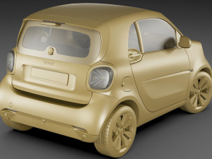 smart eq fortwo 2020 prime coupe 3D Модель