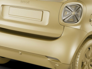 smart eq fortwo 2020 prime coupe 3D Модель