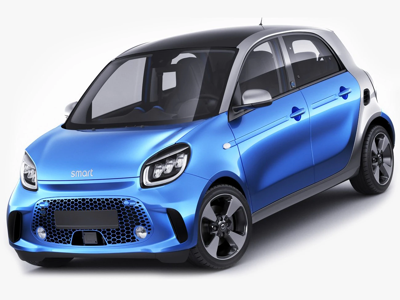 smart eq forfour 2020 3D Model .c4d .max .obj .3ds .fbx .stl .blend 