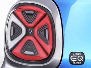 smart eq forfour 2020 3D Model