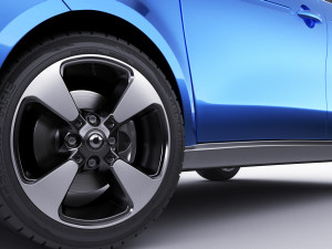smart eq forfour 2020 3D Model