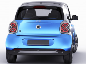 smart eq forfour 2020 3D Model