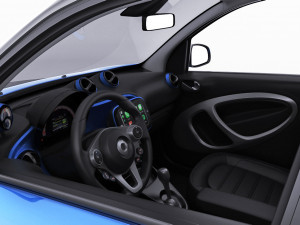 smart eq forfour 2020 3D Model