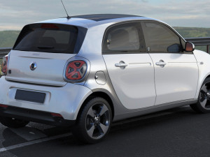 smart eq forfour 2020 3D Model