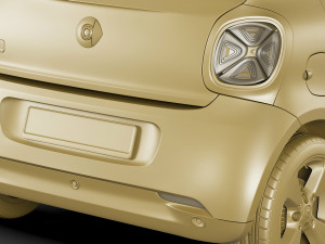 smart eq forfour 2020 3D Model