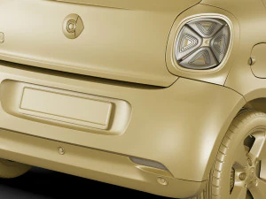 smart eq forfour 2020 3D Model