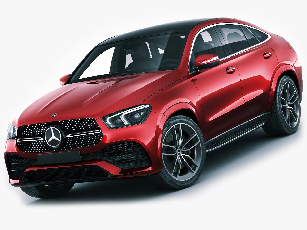 mercedes-benz gle coupe 2020 3D Model .c4d .max .obj .3ds .fbx .stl .blend
