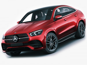 mercedes-benz gle coupe 2020 Modelo 3D