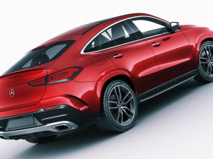 mercedes-benz gle coupe 2020 3D Модель