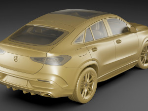 mercedes-benz gle coupe 2020 3D Модель