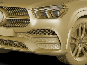 mercedes-benz gle coupe 2020 3D Модель