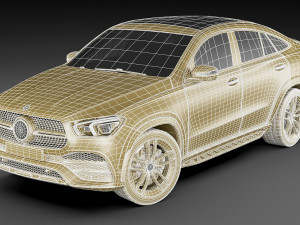 mercedes-benz gle coupe 2020 3D Модель