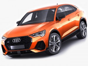 audi q3 sportback 2020 3D मॉडल
