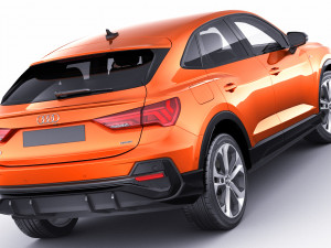 audi q3 sportback 2020 Modelo 3D