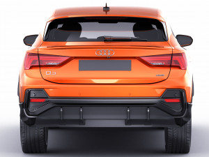 audi q3 sportback 2020 Modelo 3D