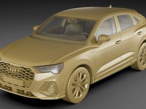 audi q3 sportback 2020 Modelo 3D