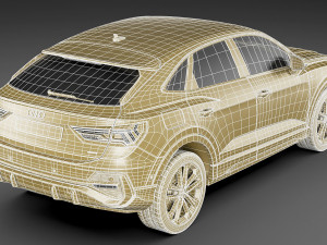 audi q3 sportback 2020 Modelo 3D