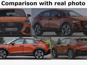 audi q3 sportback 2020 Modelo 3D