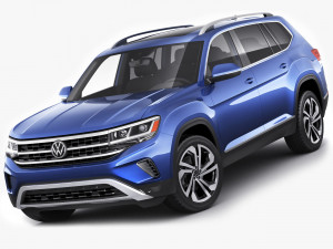 volkswagen atlas 2021 3D Model
