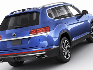 volkswagen atlas 2021 3D Model
