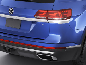 volkswagen atlas 2021 3D 模型