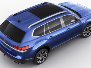 volkswagen atlas 2021 3D 模型