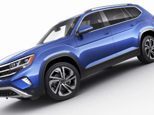 volkswagen atlas 2021 3D Model