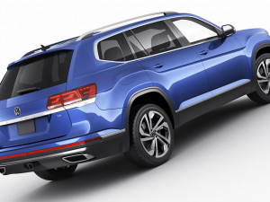 volkswagen atlas 2021 3D 模型