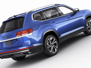 volkswagen atlas 2021 3D Model