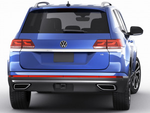 volkswagen atlas 2021 3D 模型