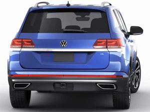 volkswagen atlas 2021 3D Model