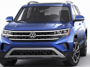 volkswagen atlas 2021 3D 模型