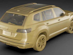 volkswagen atlas 2021 3D Model