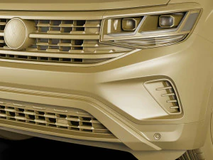 volkswagen atlas 2021 3D Model