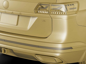 volkswagen atlas 2021 3D 模型