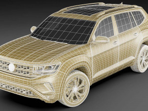 volkswagen atlas 2021 3D 模型