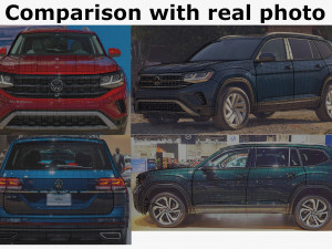 volkswagen atlas 2021 3D 模型