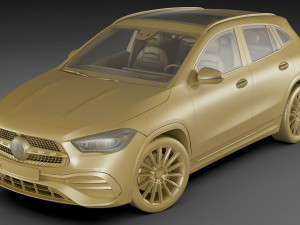 mercedes-benz gla 2021 3D Модель