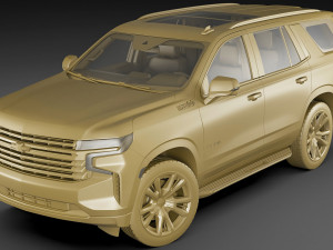 chevrolet tahoe 2021 Model 3D