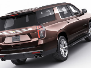 chevrolet suburban 2021 3D 模型