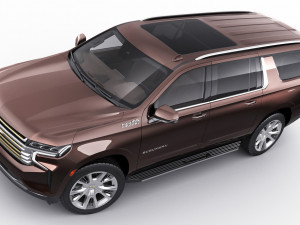 chevrolet suburban 2021 3D 模型