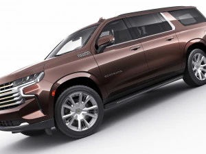 chevrolet suburban 2021 3D Model