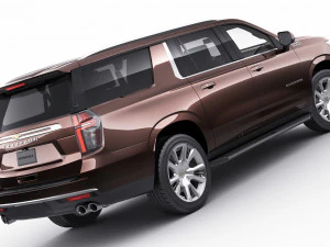 chevrolet suburban 2021 3D Model
