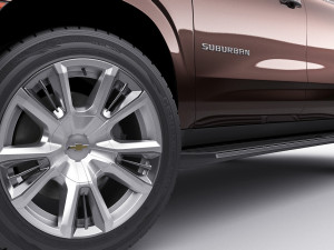 chevrolet suburban 2021 3D 模型