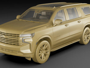 chevrolet suburban 2021 3D 模型
