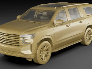 chevrolet suburban 2021 3D Model