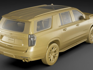 chevrolet suburban 2021 3D 模型