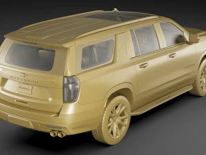chevrolet suburban 2021 3D Model