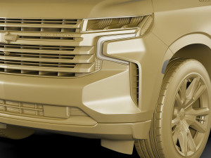 chevrolet suburban 2021 3D 模型